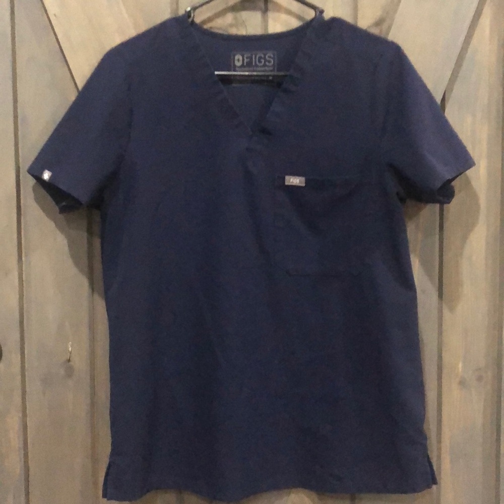 Figs Medium Navy Catarina Top